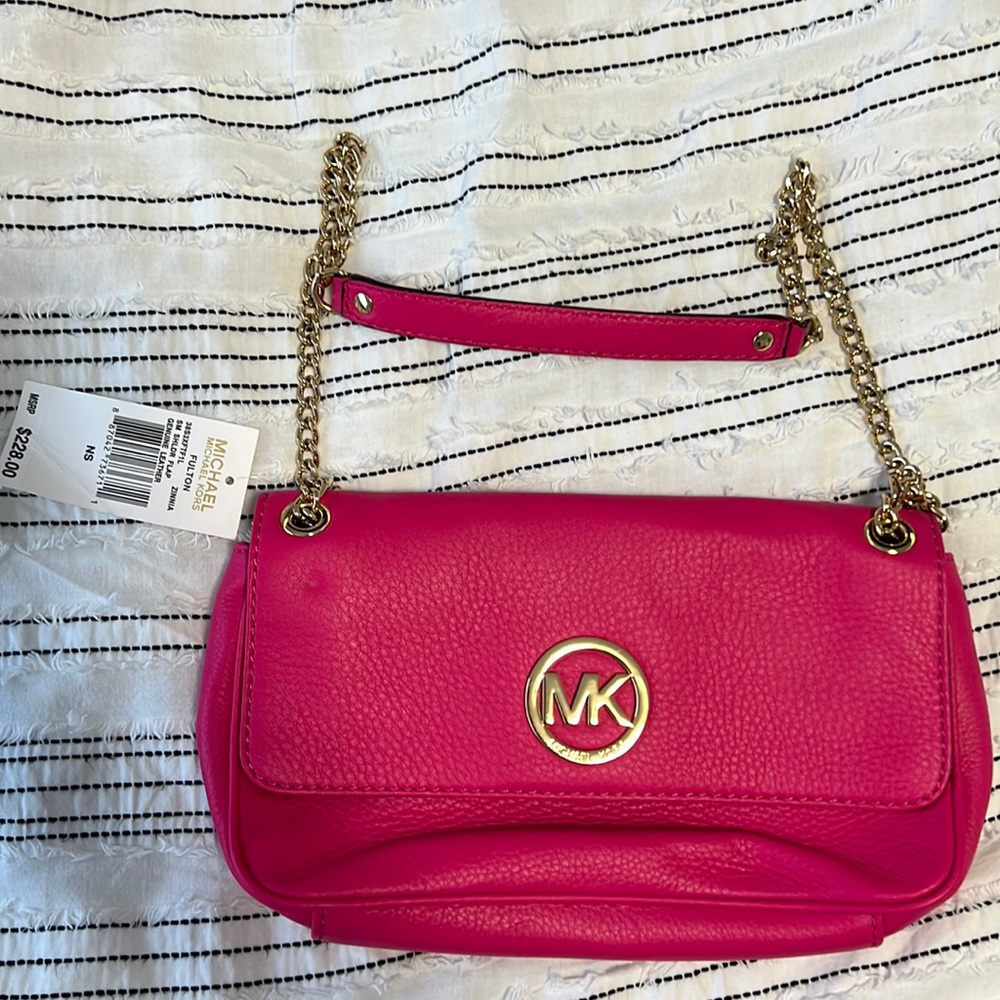 Brand new Michael Kors hot pink bag